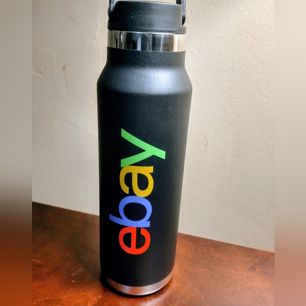 Voyager h2go eBay 25 oz Double Wall Stainless Steel Thermal Bottle Black